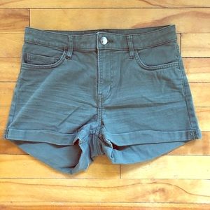 ☀️3/$30 || 98% Cotton, Olive Green Short Shorts